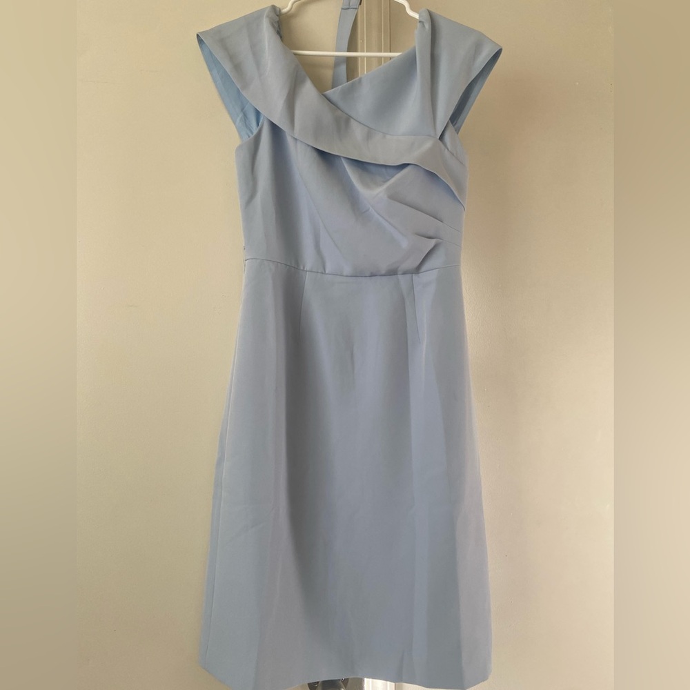 MOTF Light Blue Draped Dress